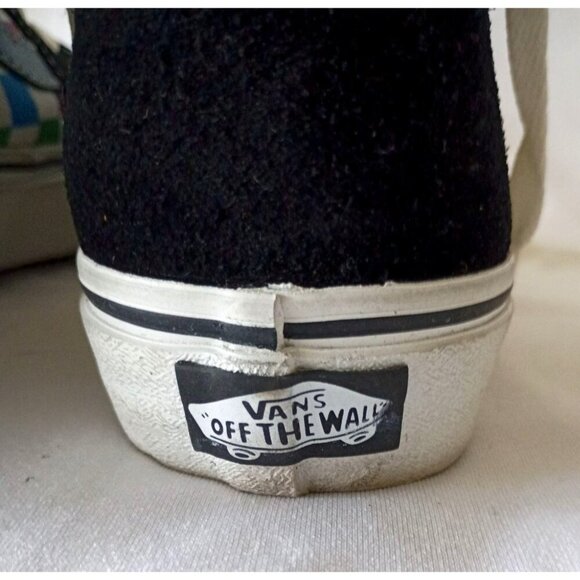 Vans SK8-Hi Checkerboard Sneakers Women’s Size 5 Canvas Super High Top - Picture 5 of 11